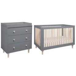 Babyletto Lolly Cot + Mattress + Dresser -Baby Care Shop 102754 SD GYNT GYNT