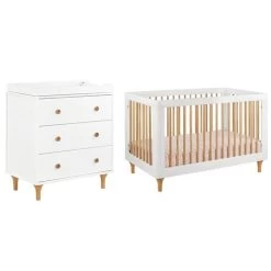 Babyletto Lolly Cot + Mattress + Dresser -Baby Care Shop 102754 SD WNT WNT