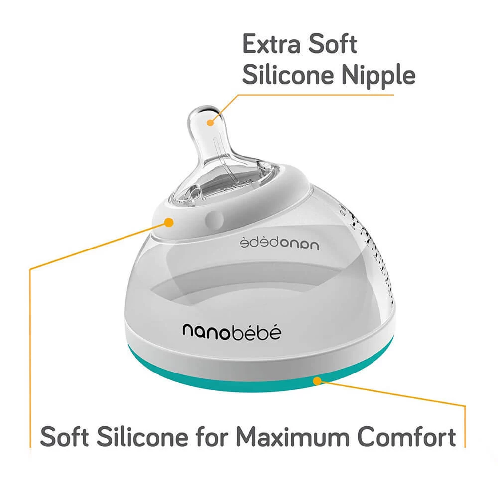 Nanobebe Bottle Transition 240ml 2 Pack 4 Nanobebe Bottle Transition 240ml 2 Pack - Image 2