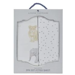 Living Textiles Savanna Cot Fitted Sheet Jersey 2pk 9 Living Textiles Savanna Cot Fitted Sheet Jersey 2pk -Baby Care Shop 115217 b521af9e ac75 47f4 b4f8 4c5a35427e28
