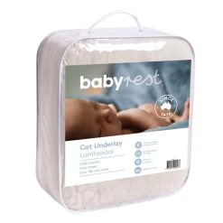 Babyrest Lambswool Cot Underlay 12 Babyrest Lambswool Cot Underlay -Baby Care Shop 116705