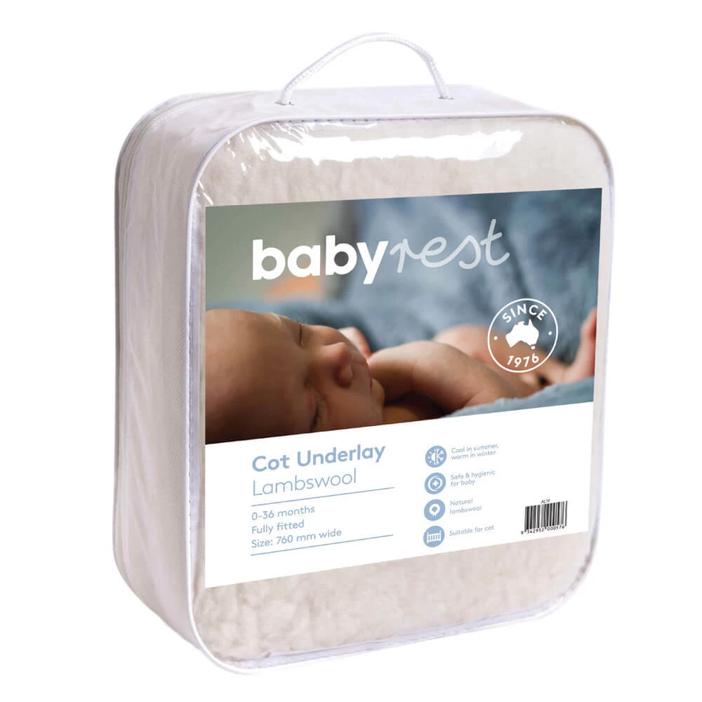 Babyrest Lambswool Cot Underlay 7 Babyrest Lambswool Cot Underlay - Image 5