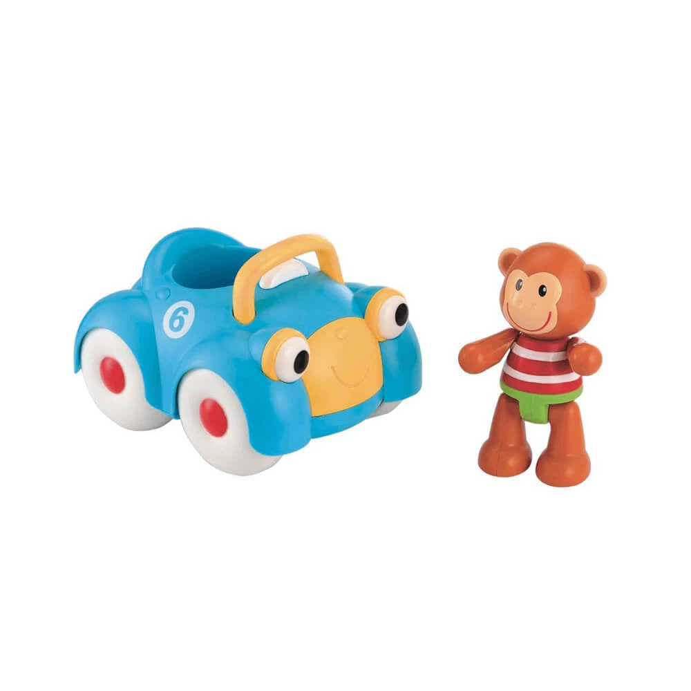 ELC Toybox Monty Monkey & His Racing Car 4 ELC Toybox Monty Monkey & His Racing Car - Image 2