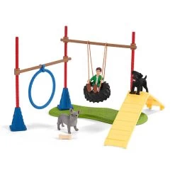 Schleich Puppy Agility Training Figurine