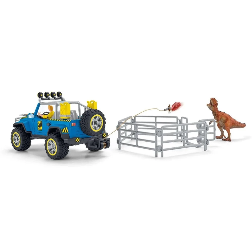 Schleich Figurine Off Road Vehicle With Dino Outpost 6 Schleich Figurine Off Road Vehicle With Dino Outpost - Image 4