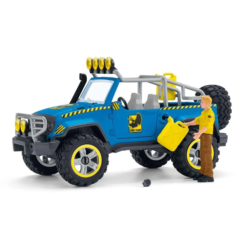 Schleich Figurine Off Road Vehicle With Dino Outpost 4 Schleich Figurine Off Road Vehicle With Dino Outpost - Image 2