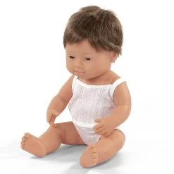 Miniland Down Syndrome Caucasian Baby Doll 38cm