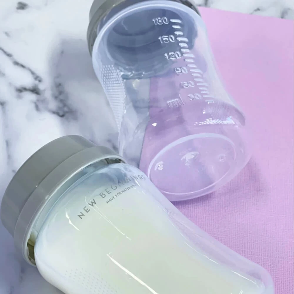 New Beginnings Breast Milk Storage Bottle 180ml 6pk 4 New Beginnings Breast Milk Storage Bottle 180ml 6pk - Image 2