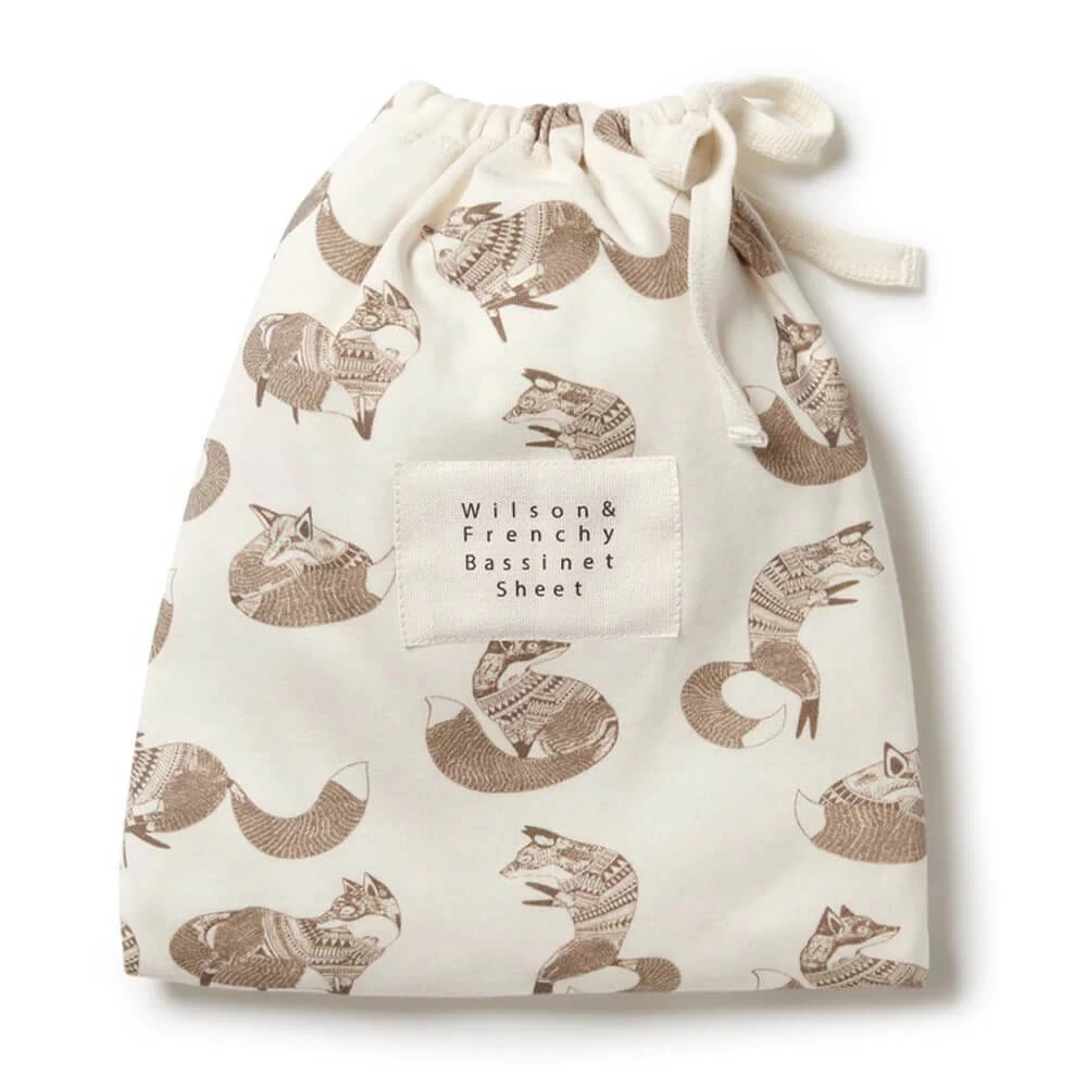 Wilson & Frenchy Organic Bassinet Sheet Mr Fox 4 Wilson & Frenchy Organic Bassinet Sheet Mr Fox - Image 2