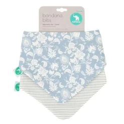 All4Ella Bandana Bibs 2pk Vintage Blue