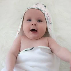 Bubba Blue Berry Floral Hooded Towel -Baby Care Shop 126749 1059b51d 027a 4127 9813 1def30a3eb99