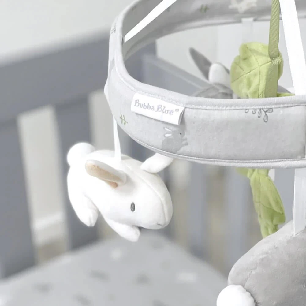 Bubba Blue Bunny Forest Musical Mobile 5 Bubba Blue Bunny Forest Musical Mobile - Image 3