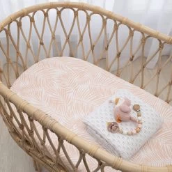 Lolli Living Tropical Bedside Sleeper Fitted Sheet -Baby Care Shop 126888 1187333e 228c 40fa beaa c18171d7f22b