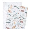 Lolli Living Day At The Zoo Bedside Sleeper Fitted Sheet 2 Lolli Living Day At The Zoo Bedside Sleeper Fitted Sheet -Baby Care Shop 126896