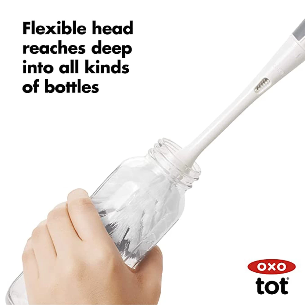 OXO Tot Bottle Brush With Detail Cleaner & Stand 6 OXO Tot Bottle Brush With Detail Cleaner & Stand - Image 4