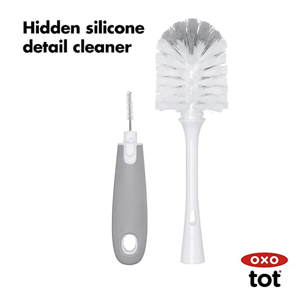 OXO Tot Bottle Brush With Detail Cleaner & Stand 5 OXO Tot Bottle Brush With Detail Cleaner & Stand - Image 3