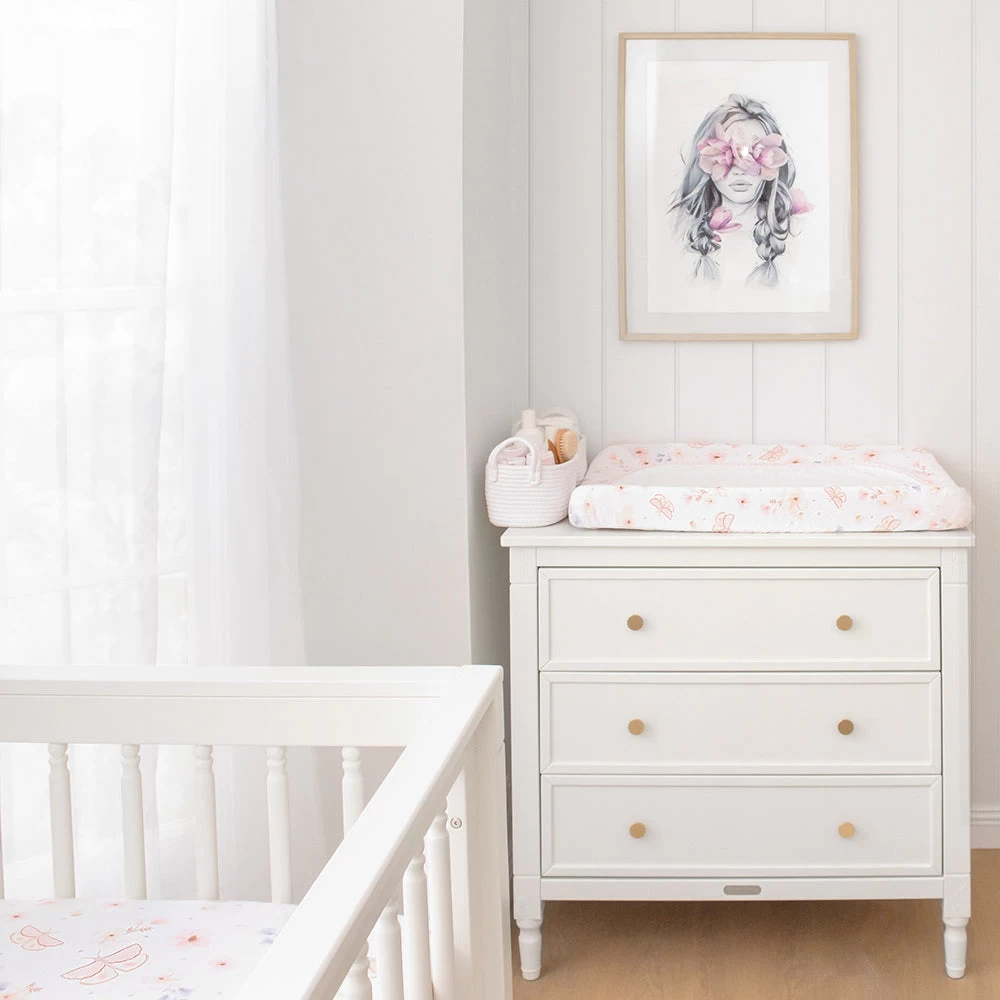 Living Textiles Butterfly Garden Change Pad Cover & Liner Set 7 Living Textiles Butterfly Garden Change Pad Cover & Liner Set - Image 5