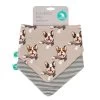 All4Ella Bandana Bibs 2pk Bulldogs -Baby Care Shop 129127