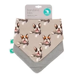 All4Ella Bandana Bibs 2pk Bulldogs