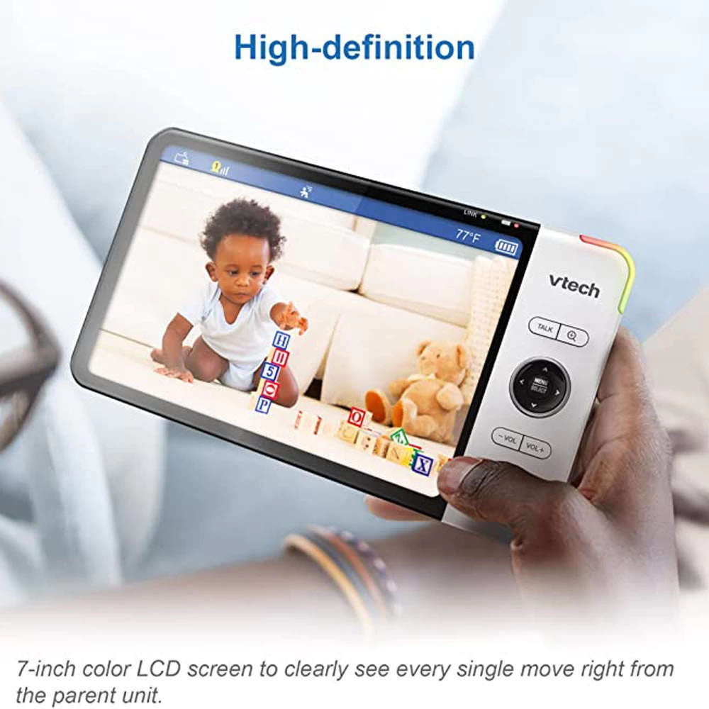 VTech BM7750HD 2 Camera Pan & Tilt Video & Audio Baby Monitor 5 VTech BM7750HD 2 Camera Pan & Tilt Video & Audio Baby Monitor - Image 3