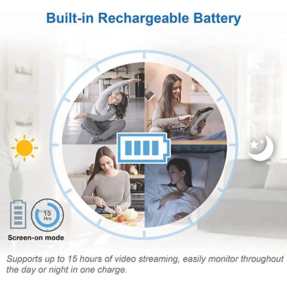 VTech BM7750HD 2 Camera Pan & Tilt Video & Audio Baby Monitor 6 VTech BM7750HD 2 Camera Pan & Tilt Video & Audio Baby Monitor - Image 4