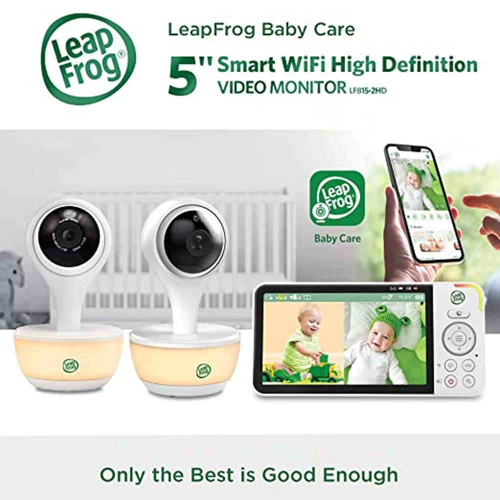 LeapFrog LF815HD 2 Camera HD Video Monitor With Remote Access 4 LeapFrog LF815HD 2 Camera HD Video Monitor With Remote Access - Image 2