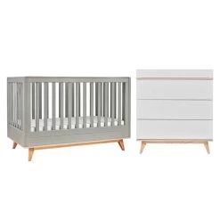 Design Kids Aura Cot + Dresser 18 Design Kids Aura Cot + Dresser -Baby Care Shop 129445 GY WH