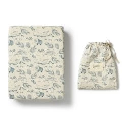Wilson & Frenchy Organic Bassinet Sheet Artic Blast