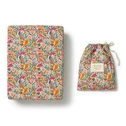 Wilson & Frenchy Organic Bassinet Sheet Birdy Floral