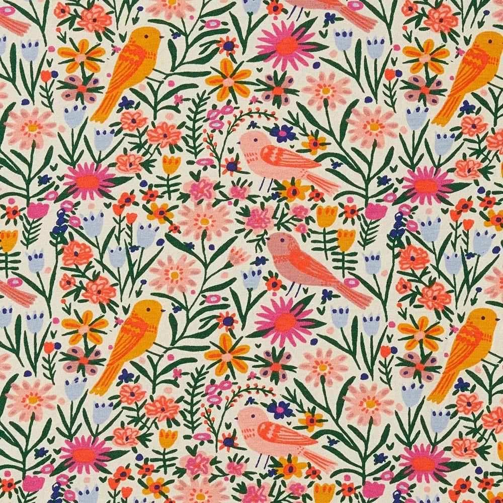 Wilson & Frenchy Organic Bassinet Sheet Birdy Floral 5 Wilson & Frenchy Organic Bassinet Sheet Birdy Floral - Image 3