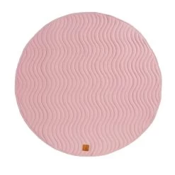 All4Ella Quilted Reversible Linen Playmat Blush Pink