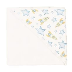 All4Ella Hooded Towel Organic Rocket