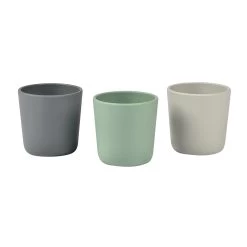Beaba Set Of 3 Silicone Anti Slip Cup