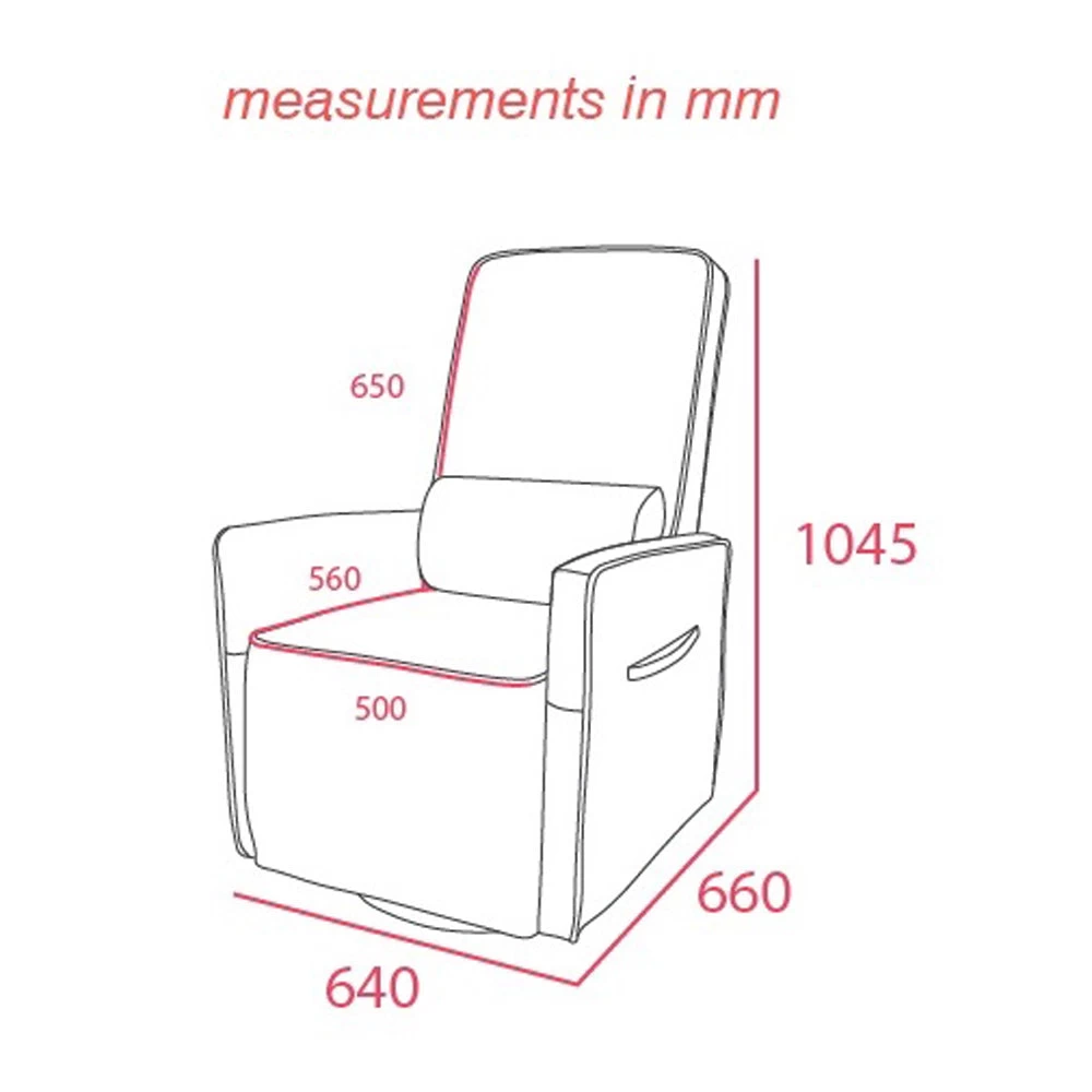 Valco Baby Iris Glider Chair 6 Valco Baby Iris Glider Chair - Image 4