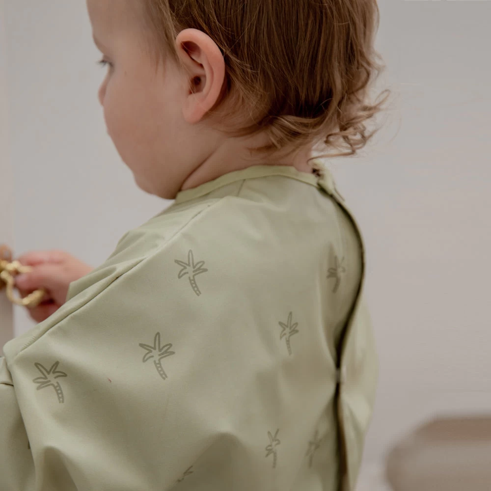 Besbubs Smock Bib / Palm Trees 5 Besbubs Smock Bib / Palm Trees - Image 3