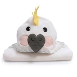 Bubba Blue Aussie Animals Cockatoo Novelty Hooded Bath Towel