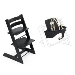 Stokke Tripp Trapp Chair + Baby Set -Baby Care Shop 131731 BK BK