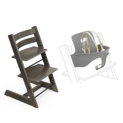 Stokke Tripp Trapp Chair + Baby Set -Baby Care Shop 131731 GY SGY