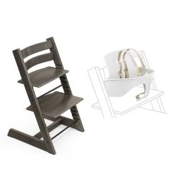 Stokke Tripp Trapp Chair + Baby Set -Baby Care Shop 131731 GY WH