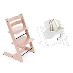 Stokke Tripp Trapp Chair + Baby Set -Baby Care Shop 131731 PK WH