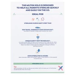Milton Solo Travel Steriliser White 10 Milton Solo Travel Steriliser White -Baby Care Shop 89404 58b65c71 b42f 4486 a576 a67cb5691647