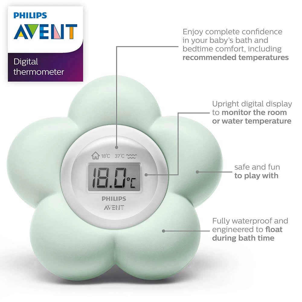 Philips Avent 550 Room & Bath Thermometer 6 Philips Avent 550 Room & Bath Thermometer - Image 4