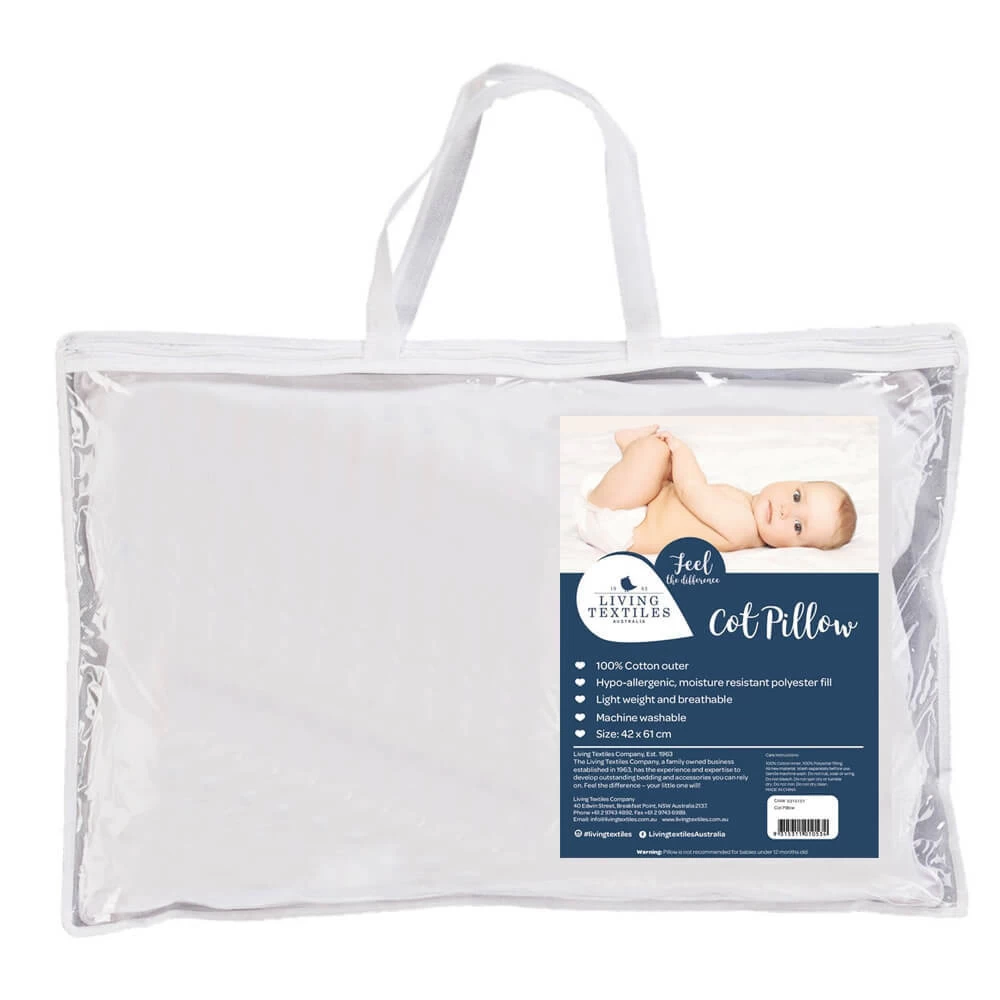 Living Textiles Cot Pillow 3 Living Textiles Cot Pillow