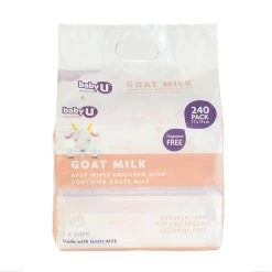 Baby U Goats Milk Baby Wipes 240pk